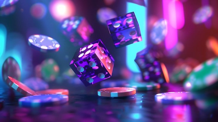 Permainan Dadu Online live dealer di alexsis toto menampilkan dadu dan antarmuka taruhan mobile